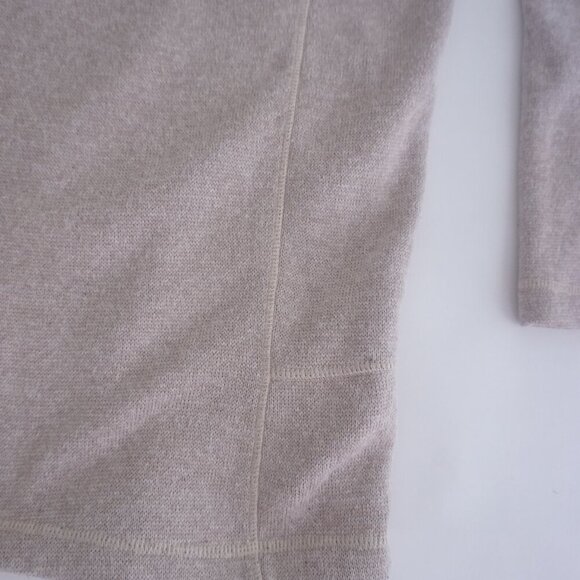 Woolrich Beige Quarter Zip Outdoor Preppy Pullover Fine Knit Sweater XL - Picture 5 of 10